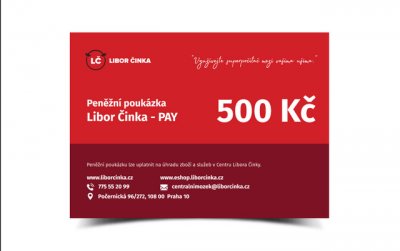 Peněžní poukázka "Libor Činka - PAY" - 500 obrazek